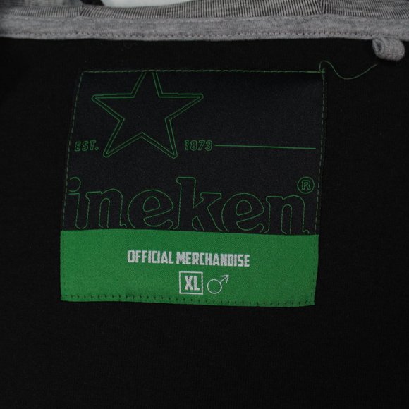 Heineken Sweater Men's XL Hoodie / Full Zip - Picture 11 of 14